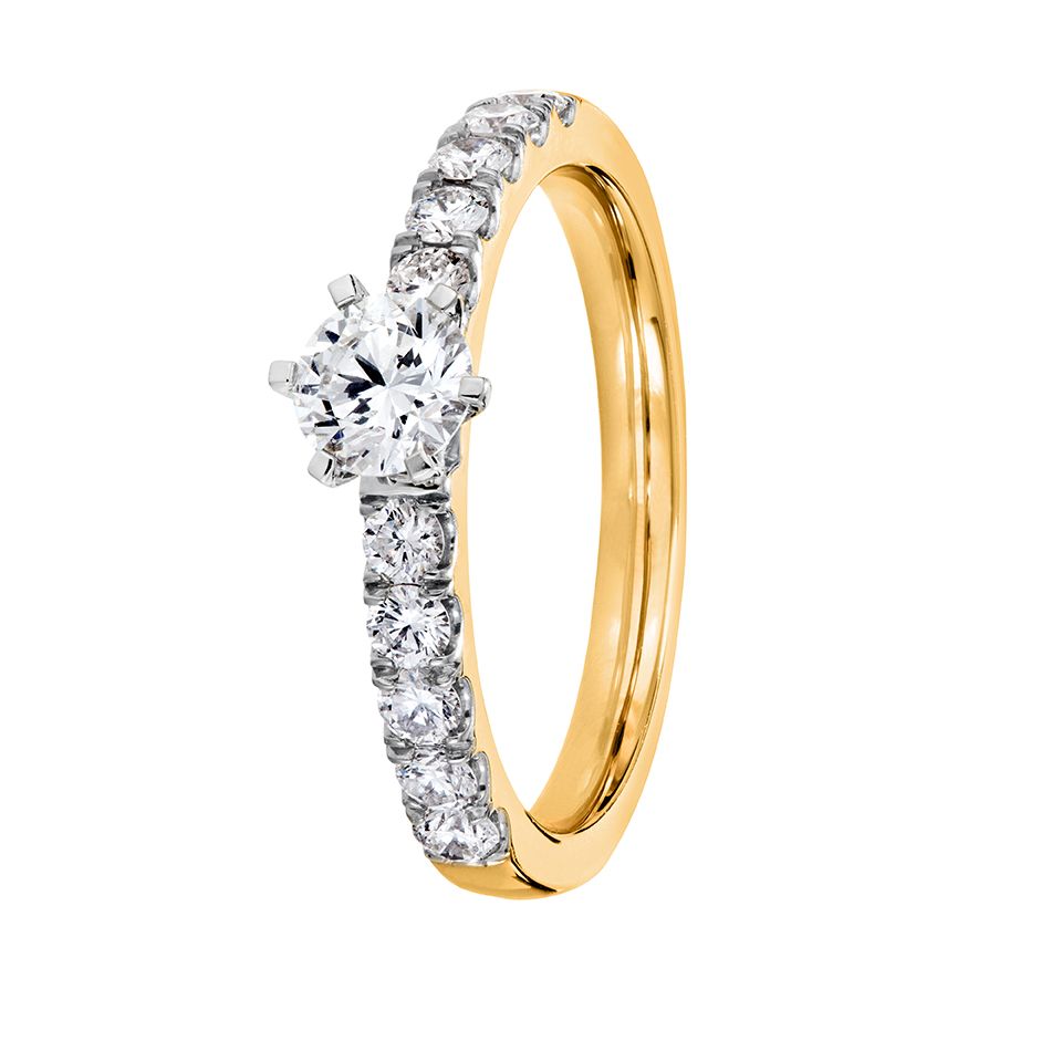 Diamantring Cannes 0,80 ct, 19.0