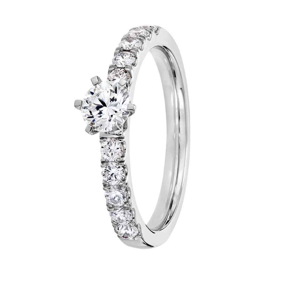 Diamantring Cannes 0,80 ct, 18.5