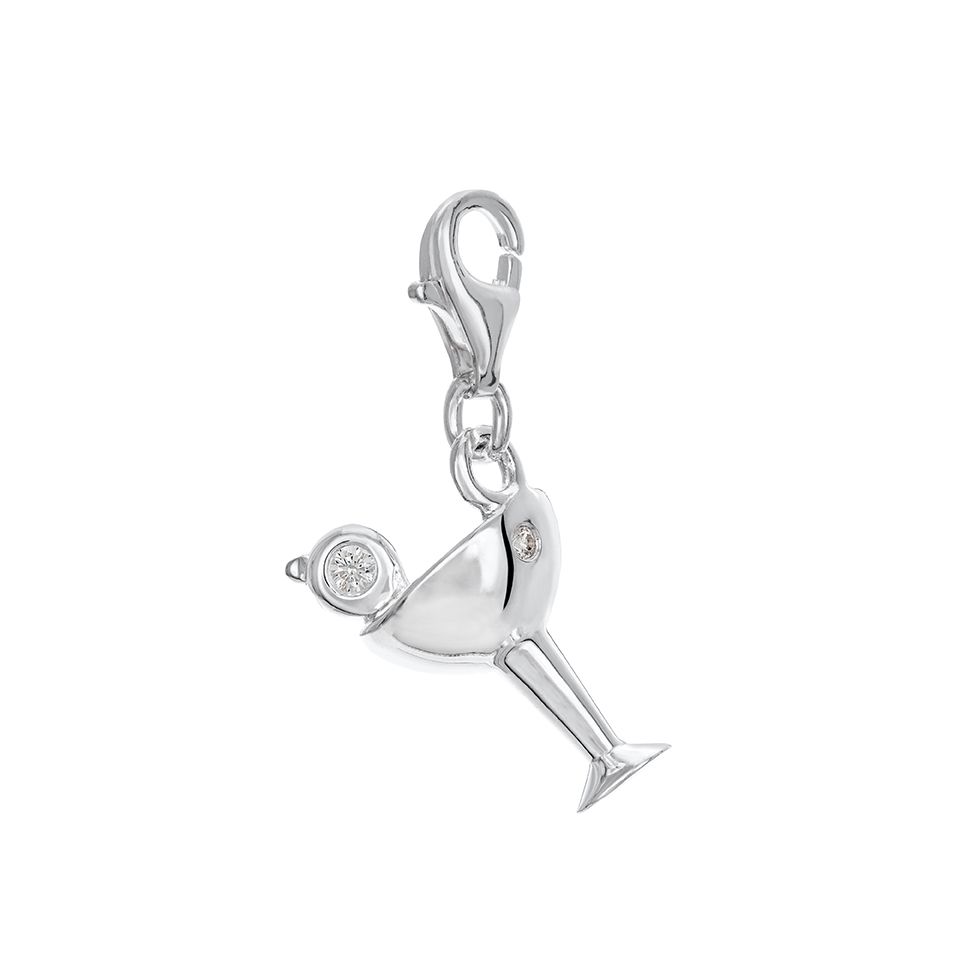 Berlock i &auml;kta silver