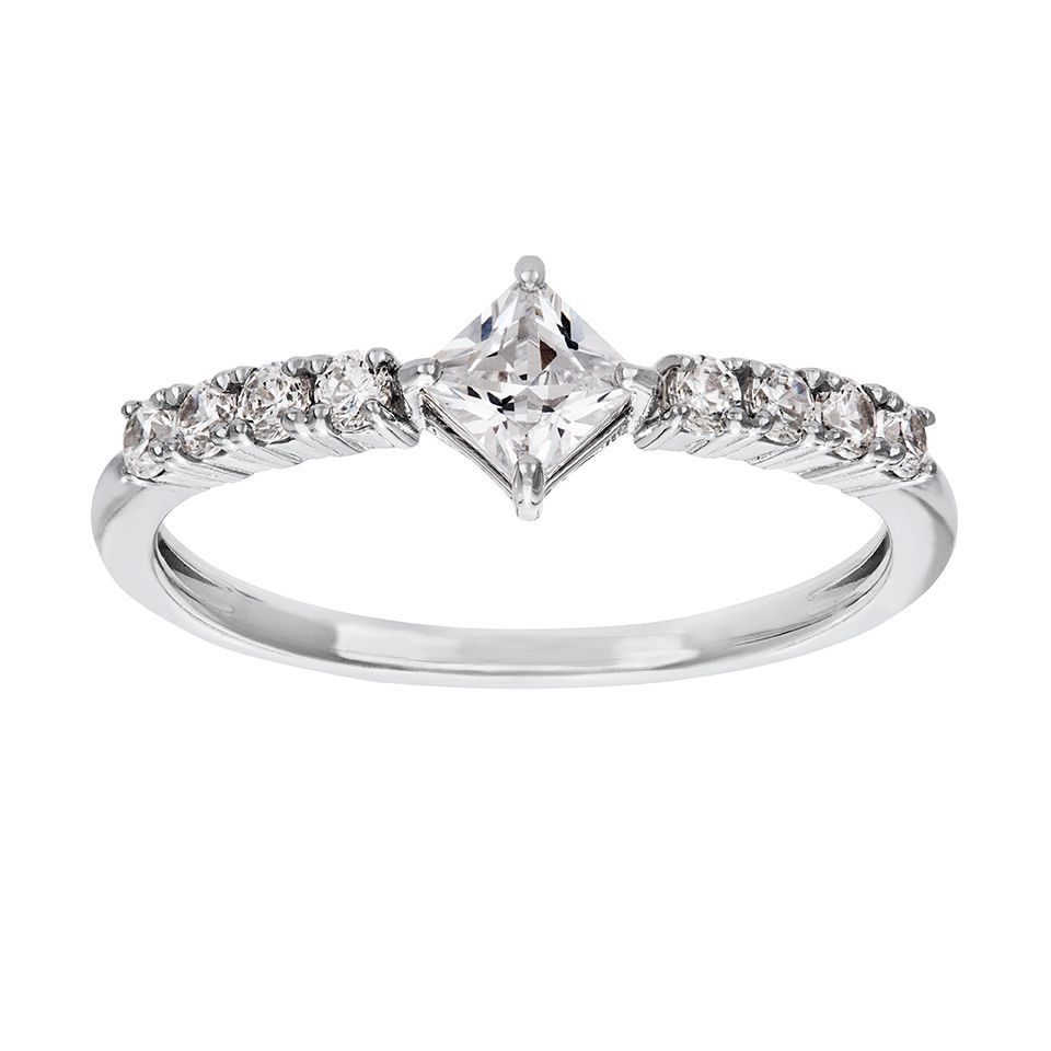 Ring  i äkta silver, 19.0