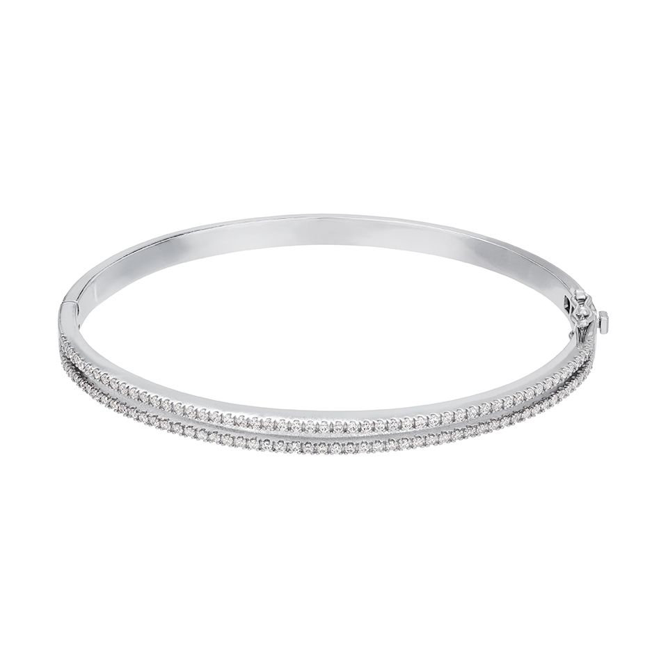 Armband i &auml;kta silver