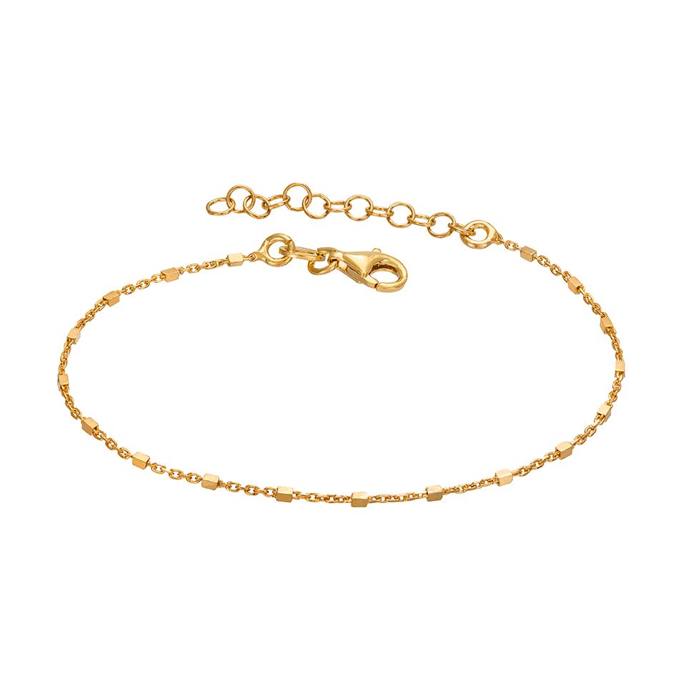 Armband i &auml;kta silver