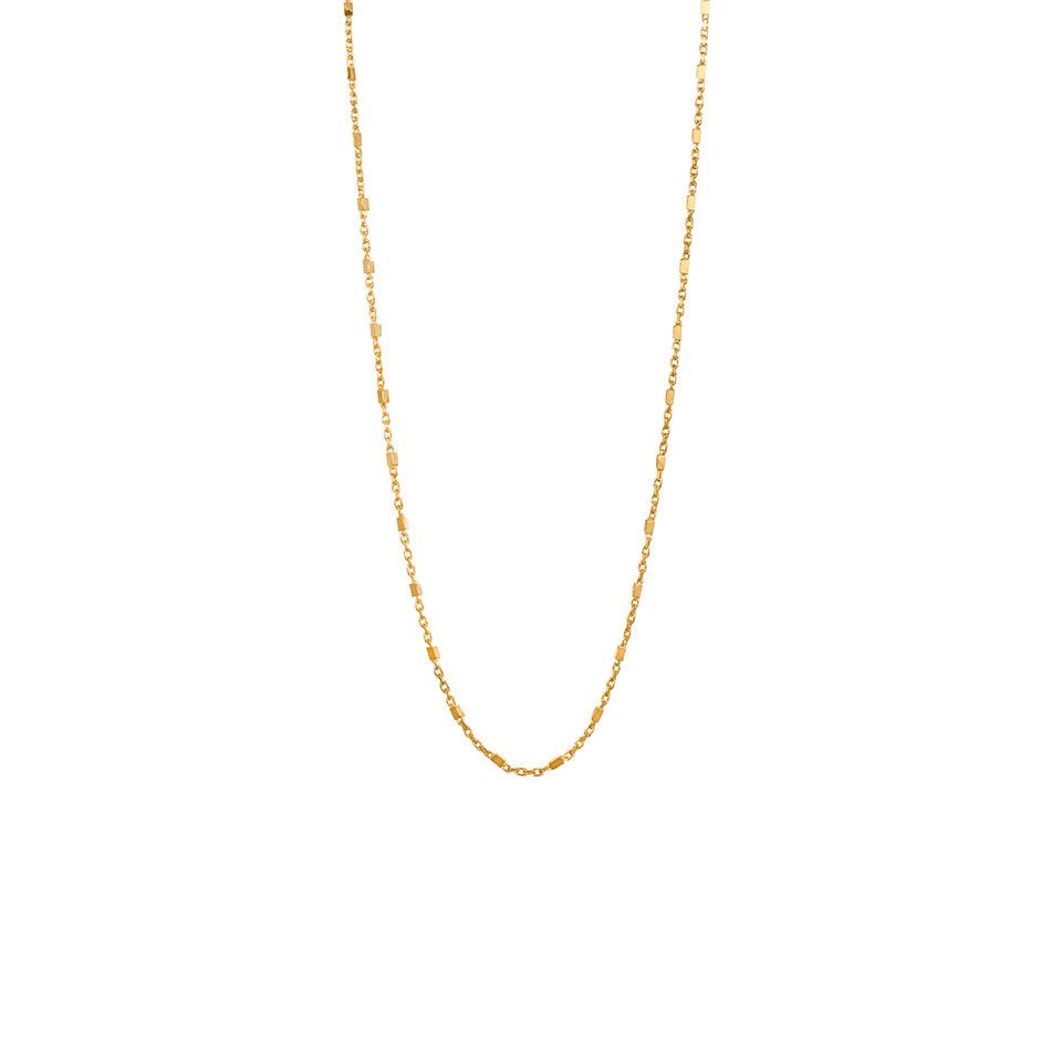 Halsband i &auml;kta silver