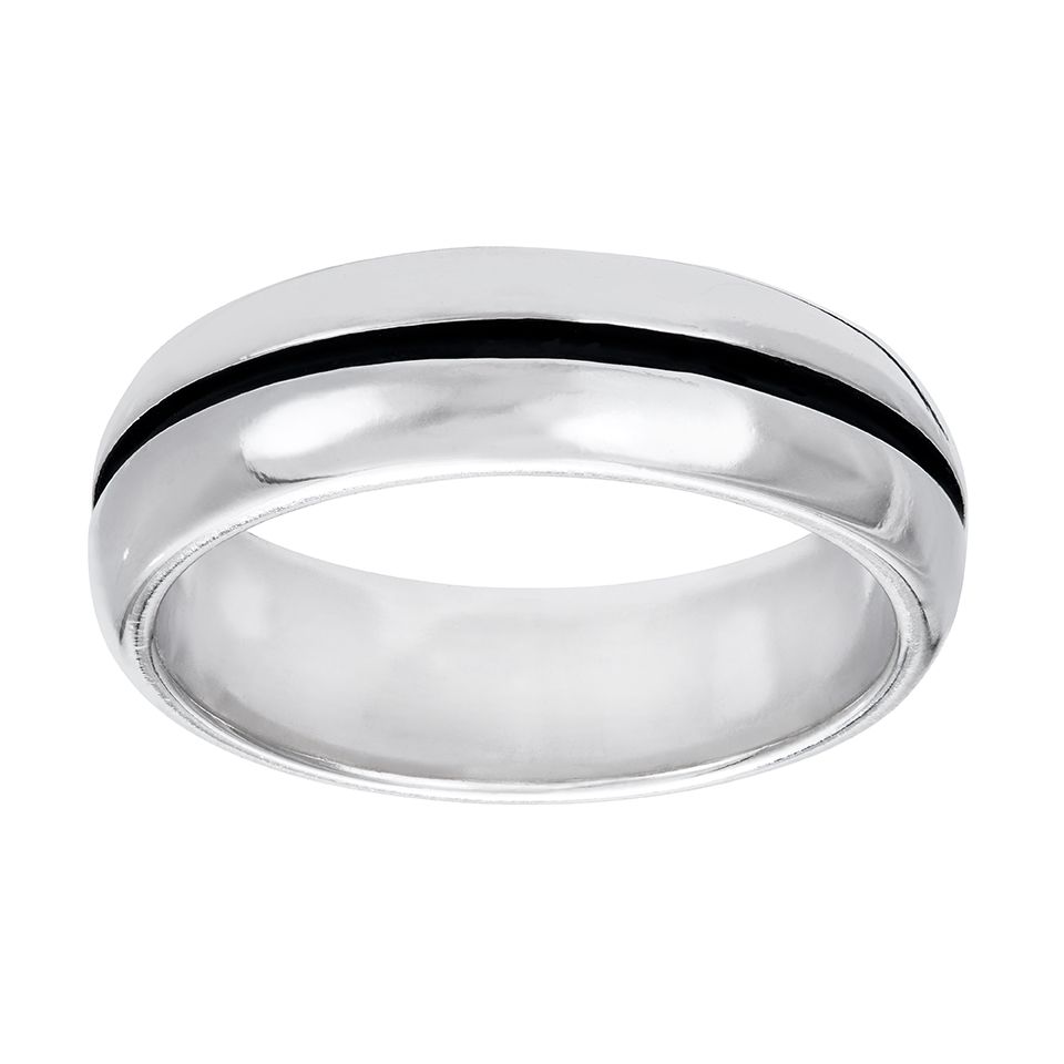 Ring i &auml;kta silver, 22.0
