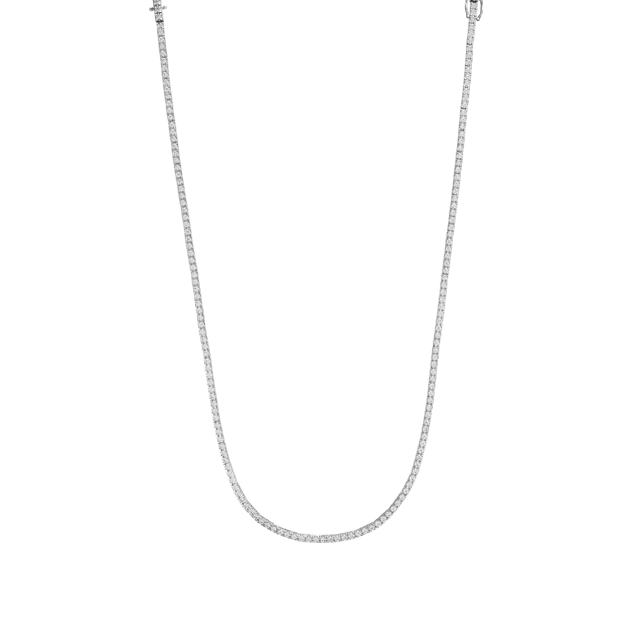 Diamanthalsband Riviera 5,51 ct - Guldfynd