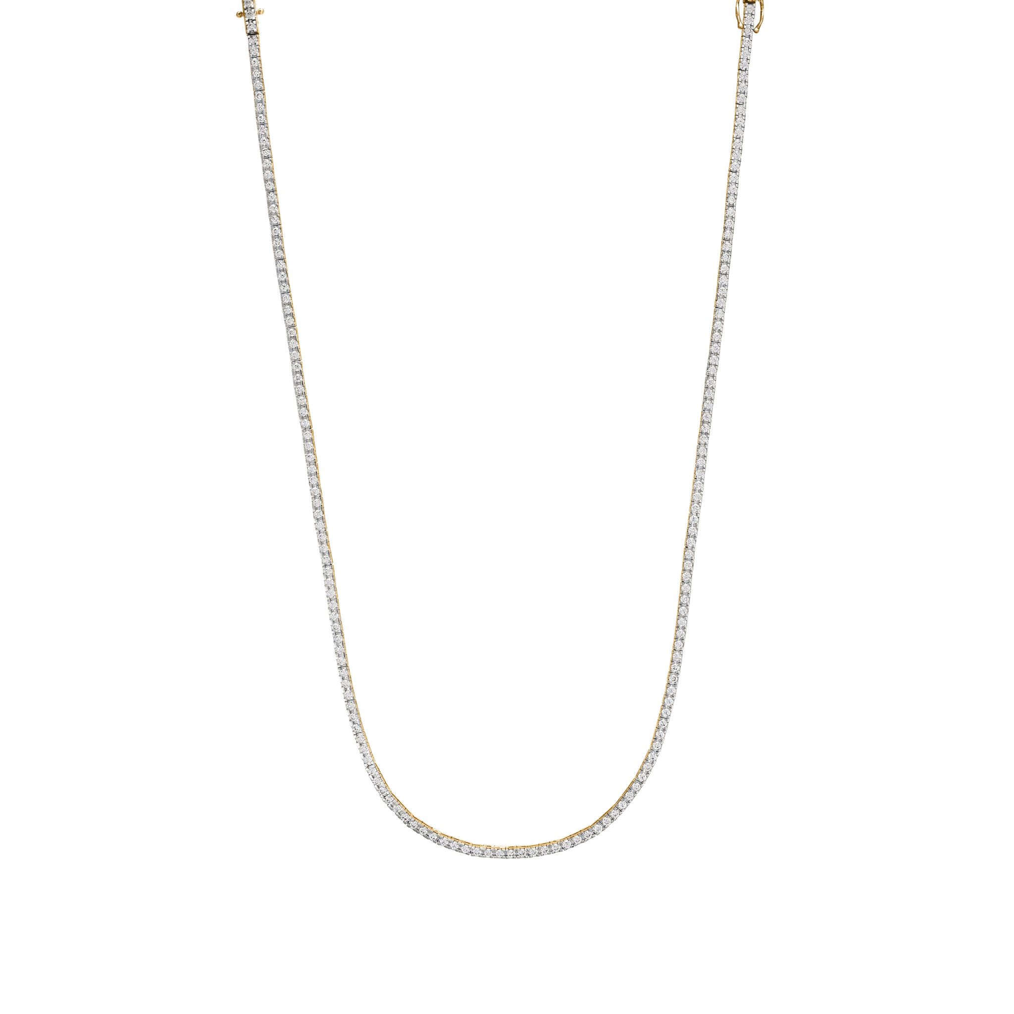 Diamanthalsband Riviera 5,51 ct