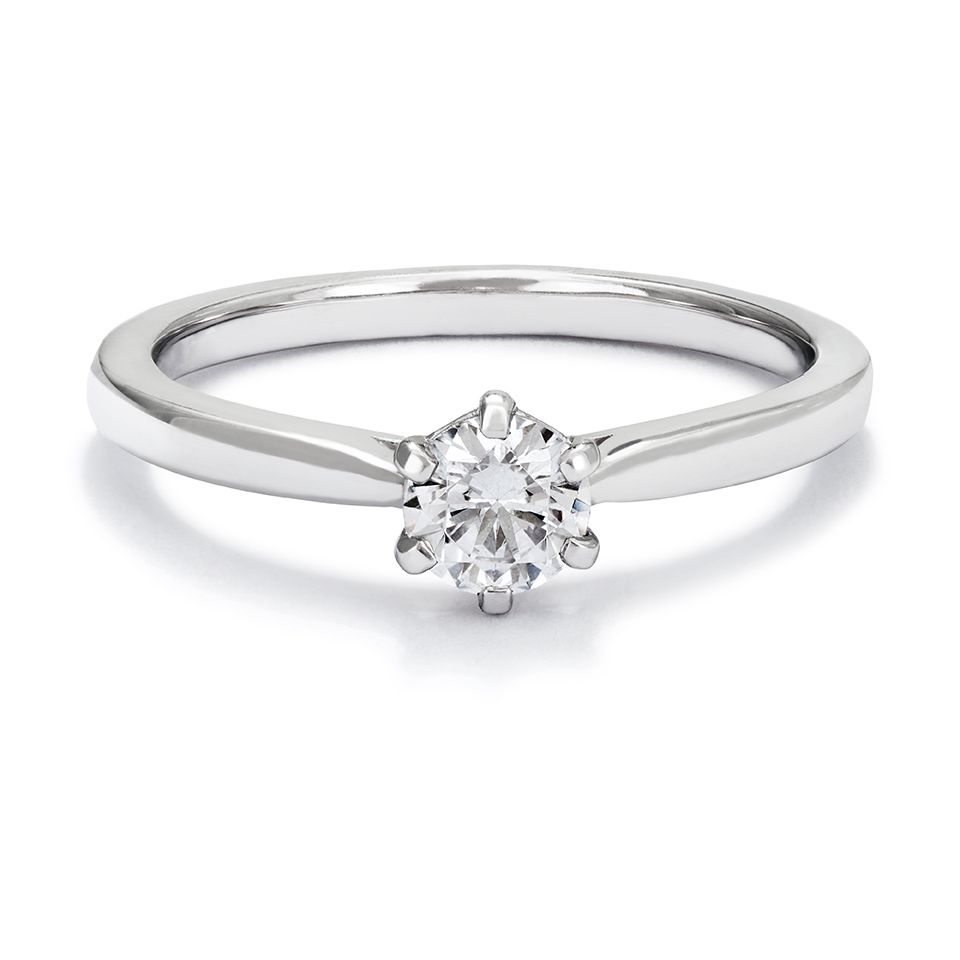 Ring med labbodlad diamant Polaris, 15.0 - Guldfynd