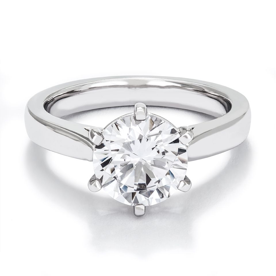 Ring med labbodlad diamant Polaris, 18.0