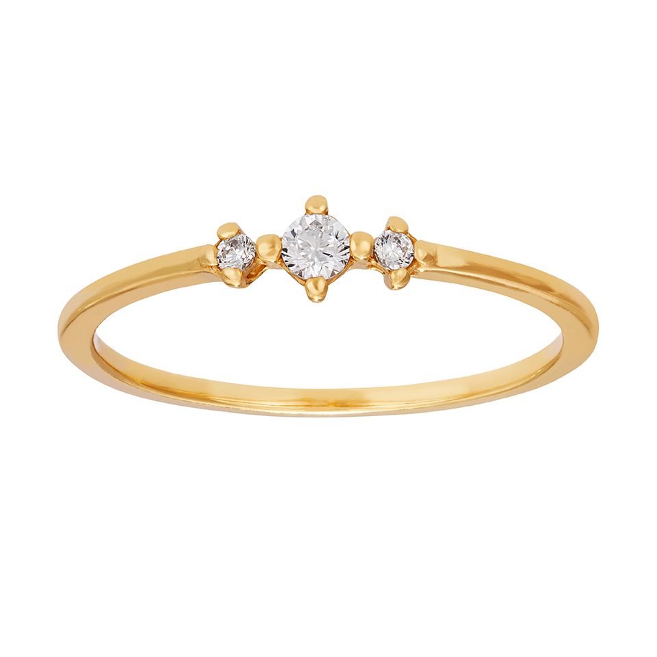 Ring i äkta silver, 17.0