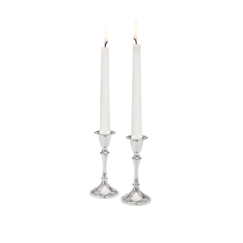Ljusstakar nysilver - Guldfynd