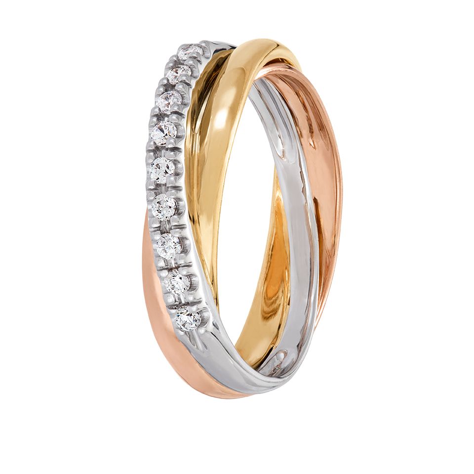 Diamantring Lyon 0,15 ct, 15.0