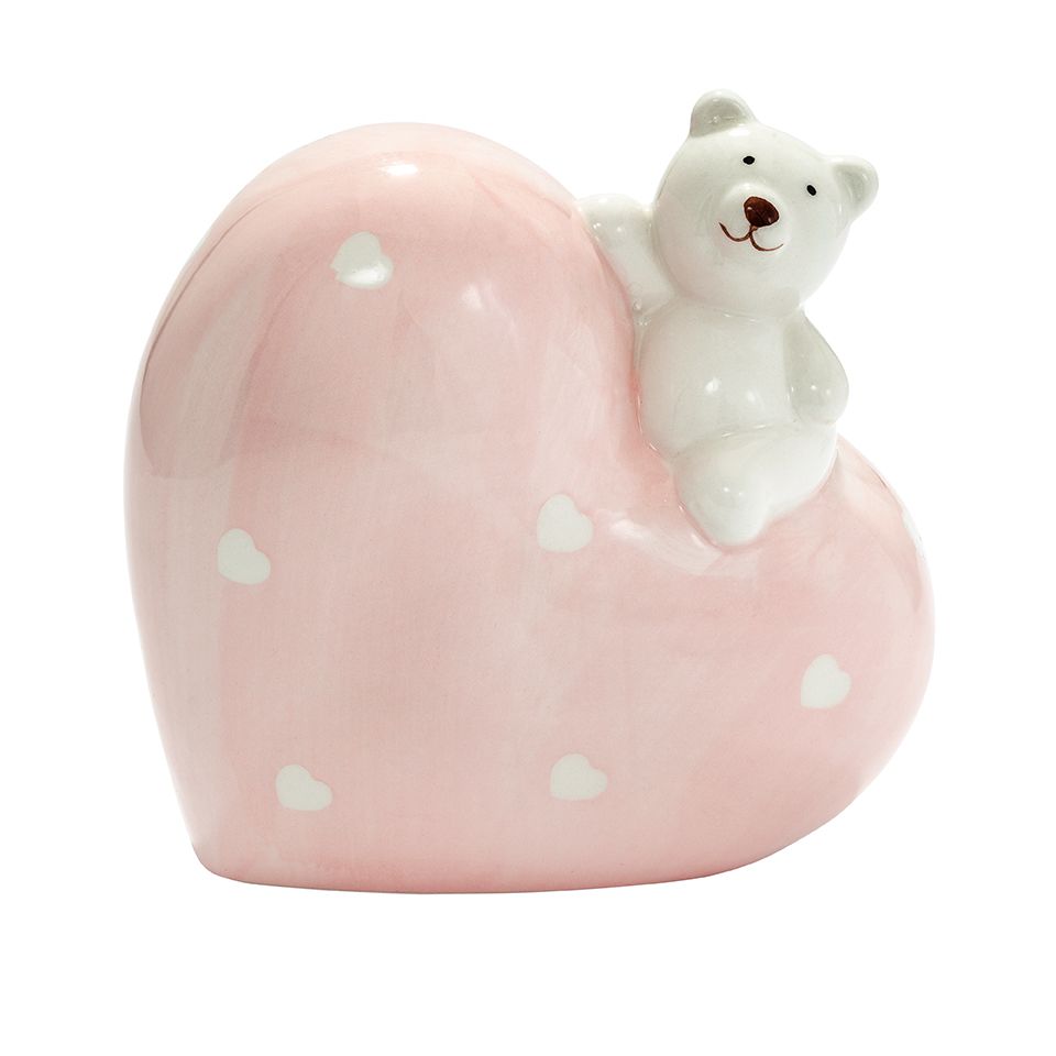 Prydnadshjärta med nalle