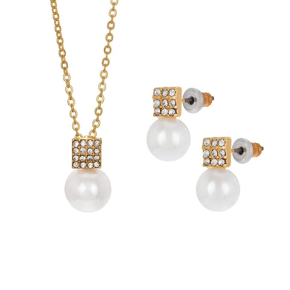 Set halsband och &ouml;rh&auml;ngen