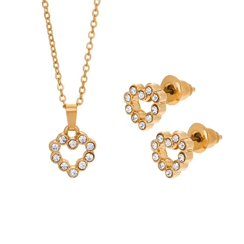 Set halsband och örhängen - Guldfynd