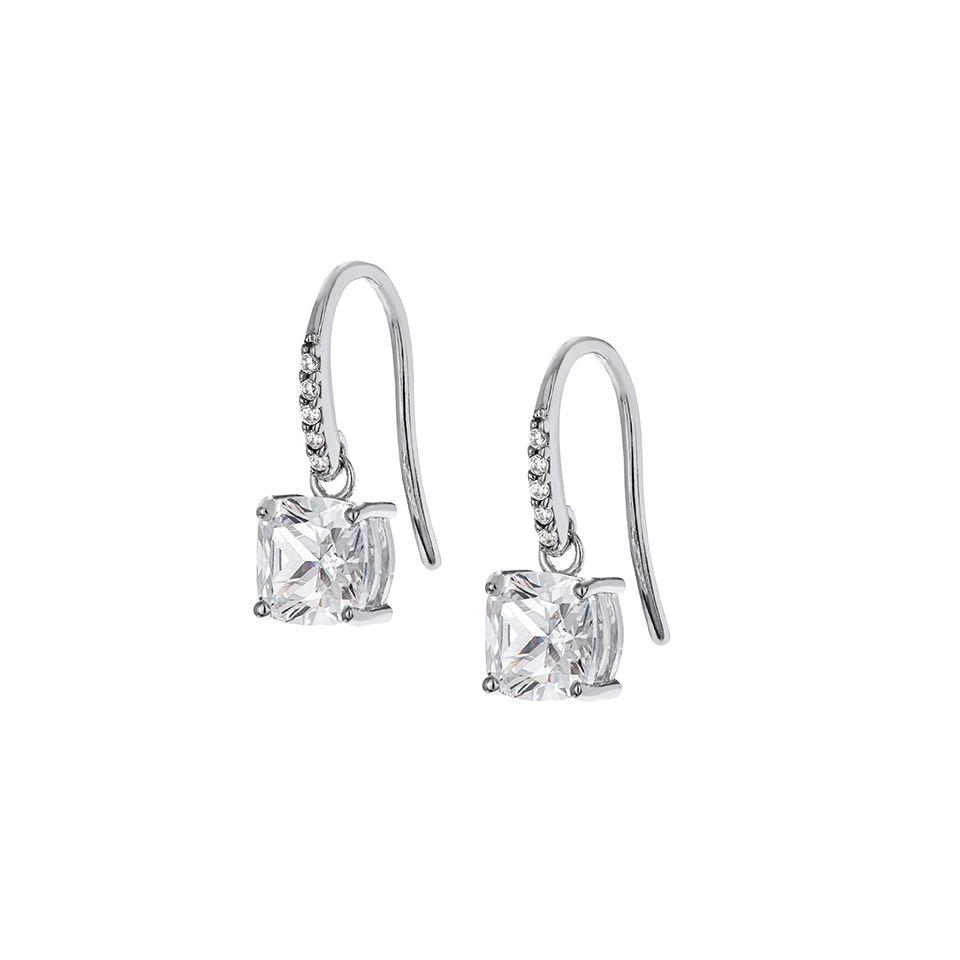 Örhängen i äkta rhodinerat silver.