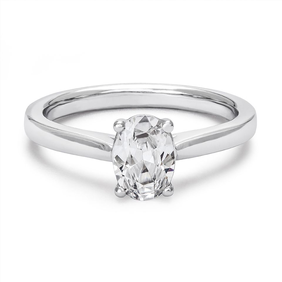 Ring med labbodlad diamant Electra, 17.0