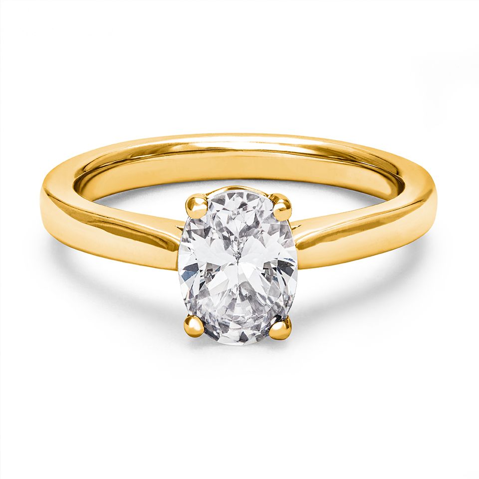 Ring med labbodlad diamant Electra, 15.0 - Guldfynd
