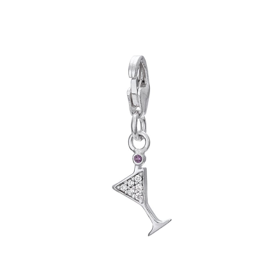 Berlock i &auml;kta silver