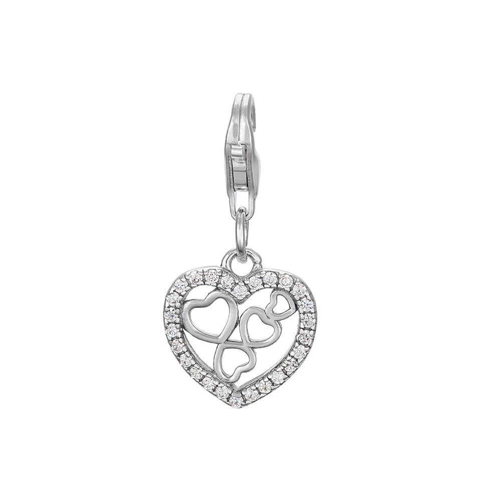 Berlock i &auml;kta silver