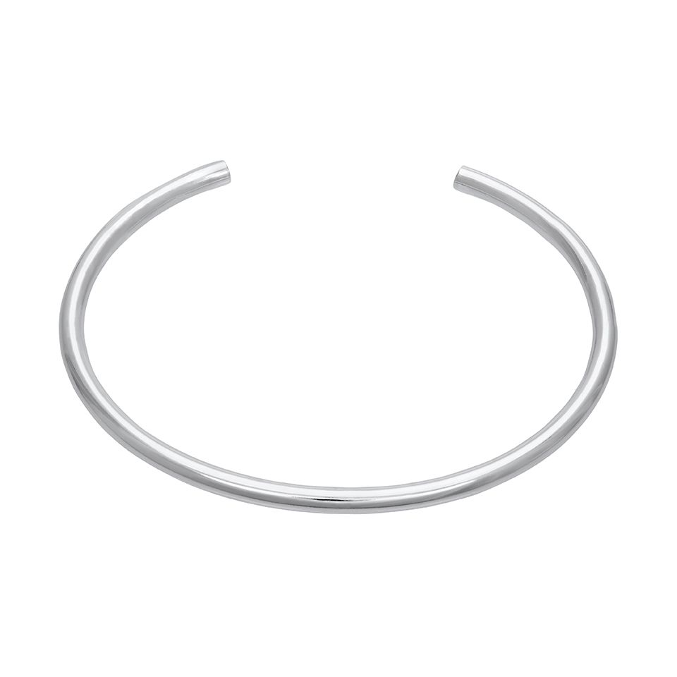 Armring i &auml;kta silver