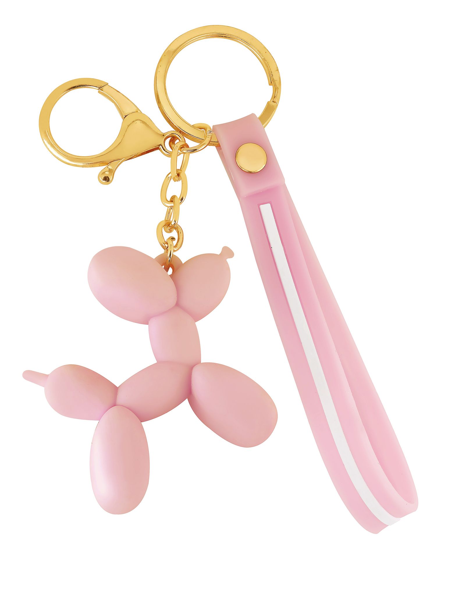 Nyckelring ballong rosa