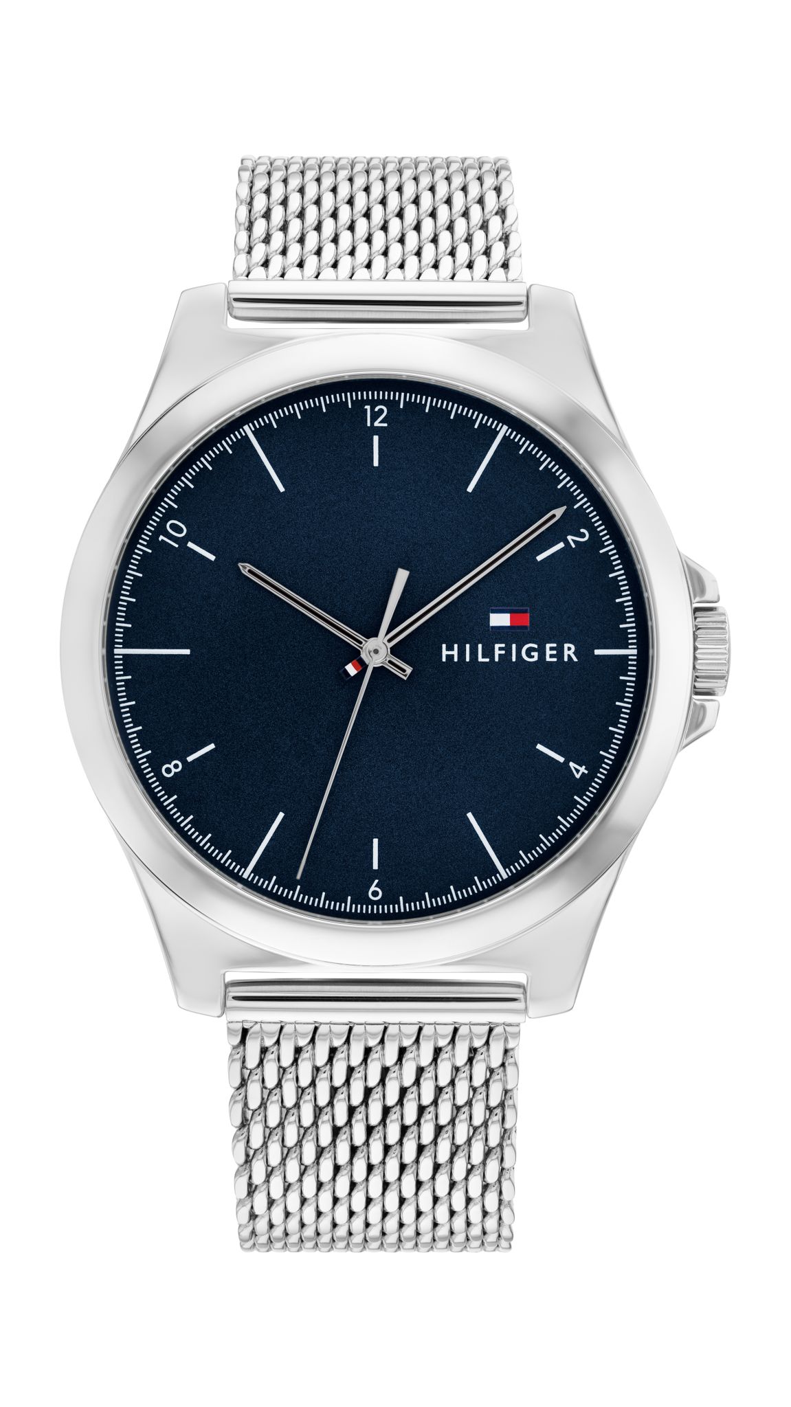 Tommy Hilfiger - Stålklocka med meshband - Guldfynd