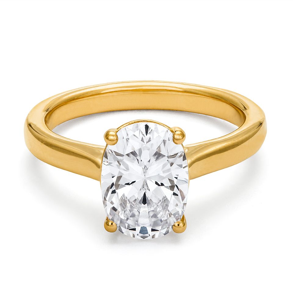 Ring med labbodlad diamant Electra, 15.0 - Guldfynd