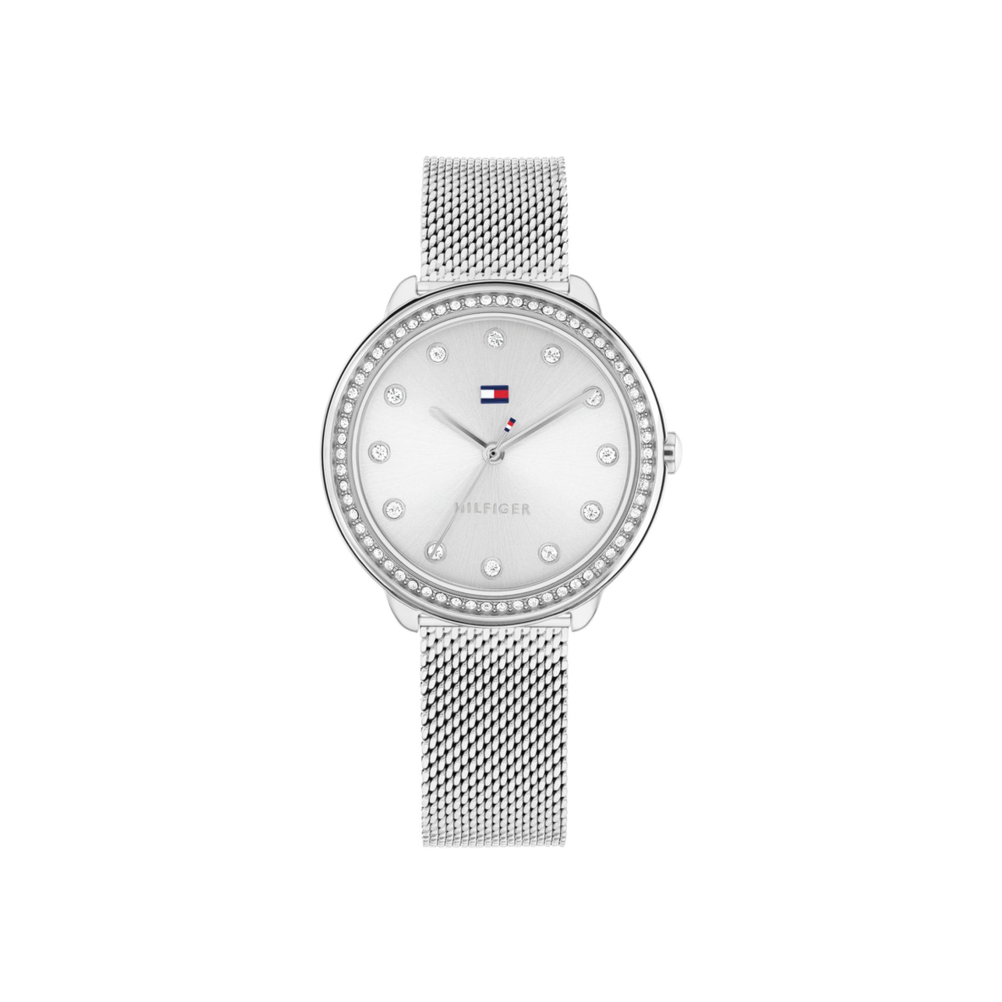 St&aring;lklocka med meshband