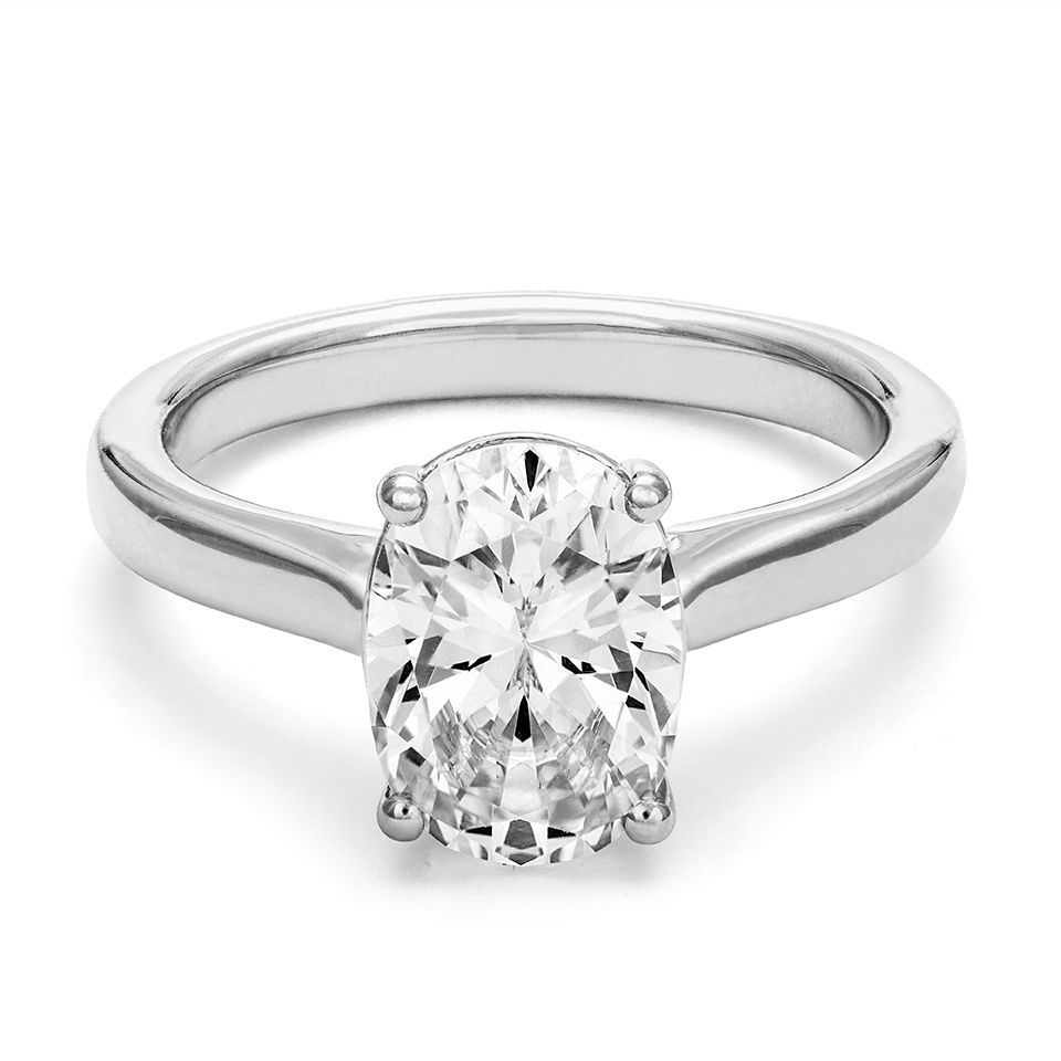 Ring med labbodlad diamant Electra, 15.0 - Guldfynd