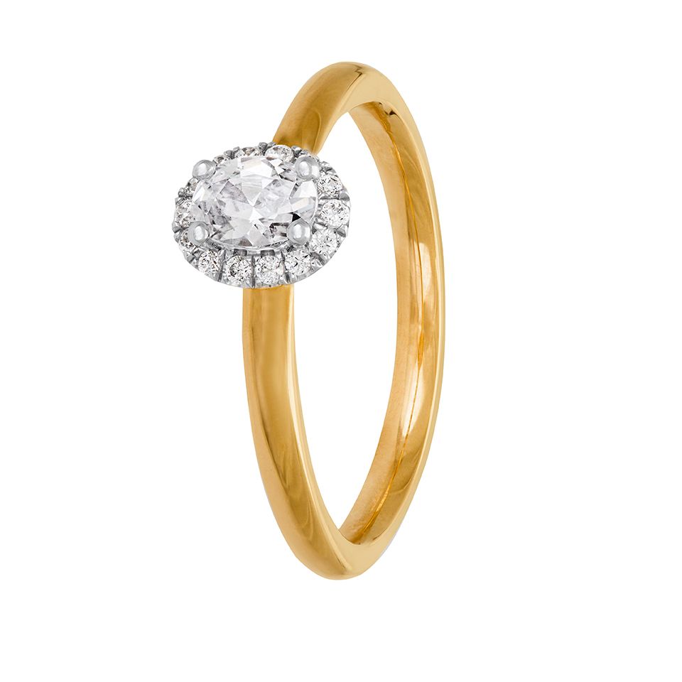 Diamantring Ljubljana 0,38 ct, 15.0