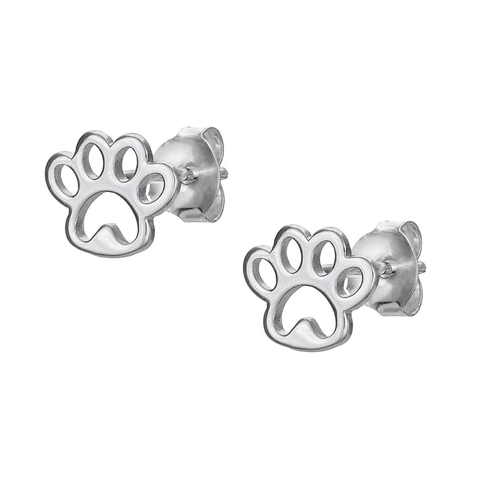 Örhängen i äkta silver med hundtass