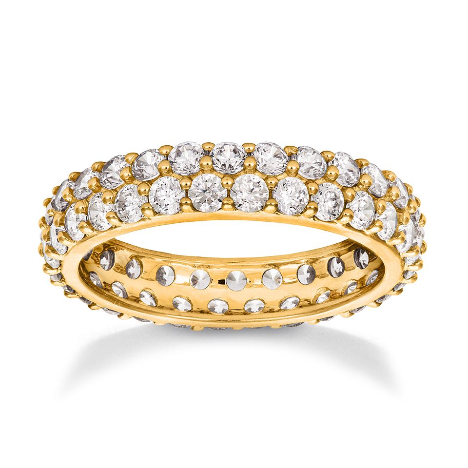 Ring GLORIA i &auml;kta silver med Kubisk Zirkonia, 19.0