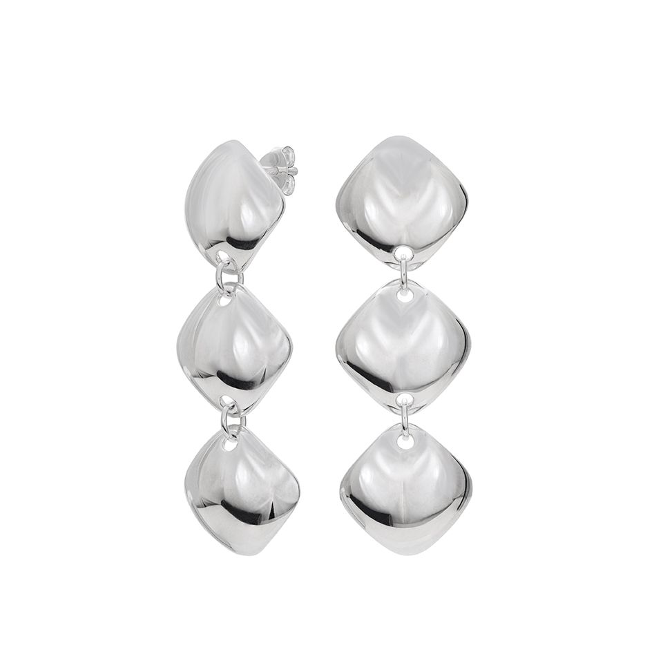 H&auml;ngande &ouml;rh&auml;ngen i &auml;kta silver