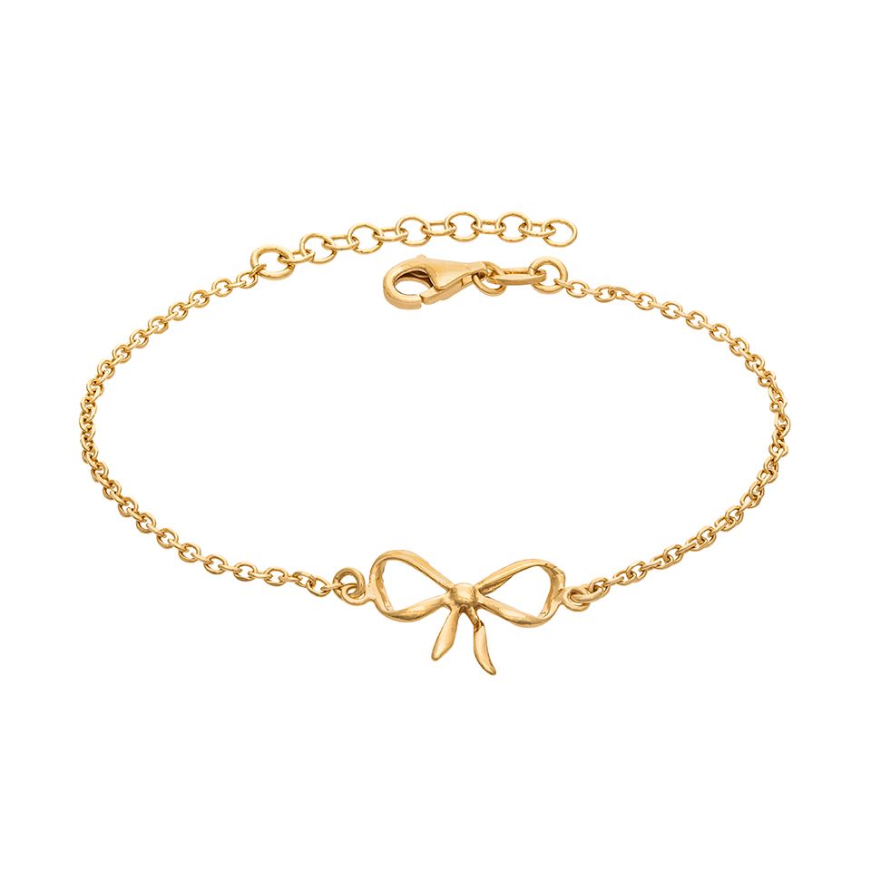 Armband i äkta silver med rosett