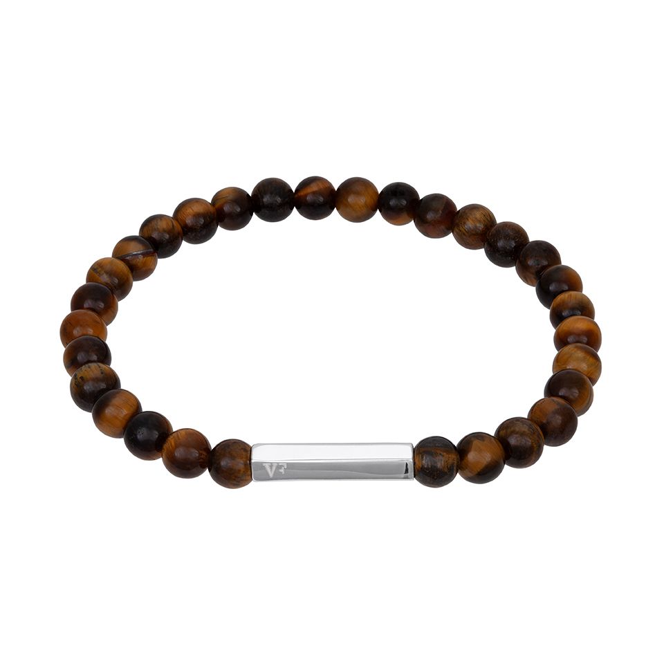 Kularmband i tigeröga 19,5cm