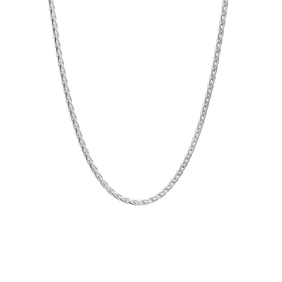 Halsbandskedja i äkta silver 55cm - Guldfynd