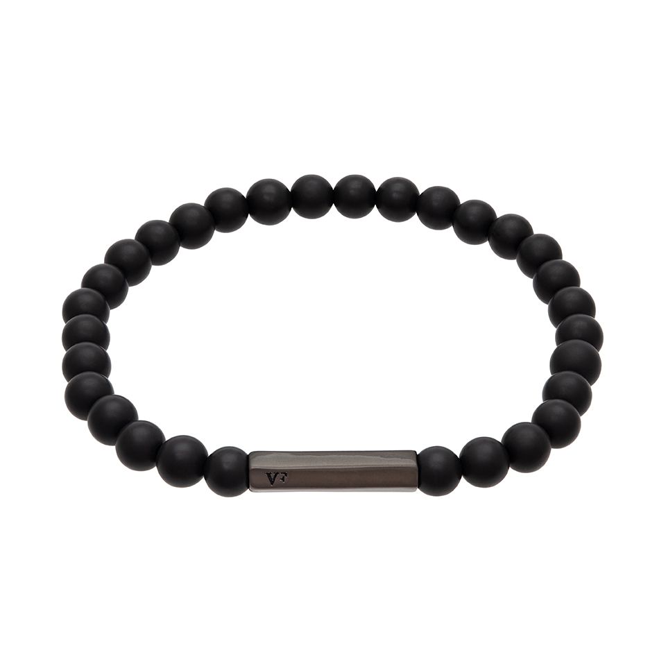 Kularmband i onyx 19,5cm