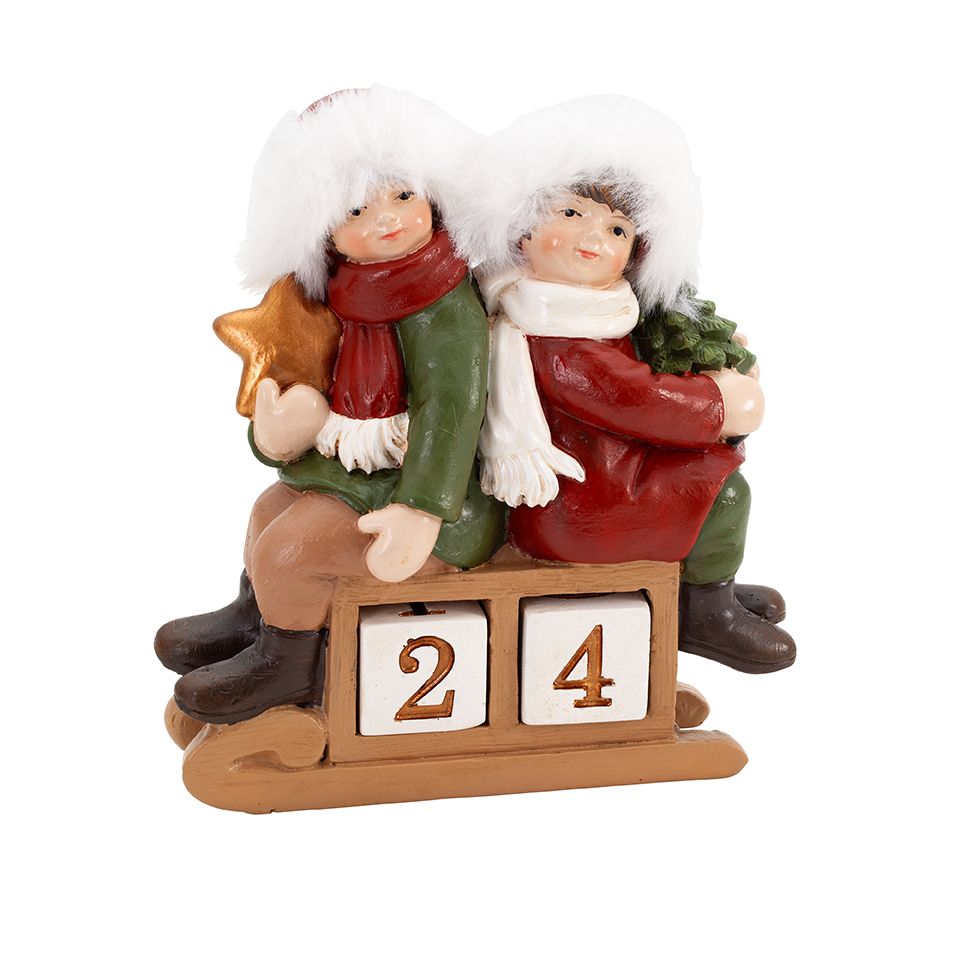 Julprydnad kalender - Guldfynd