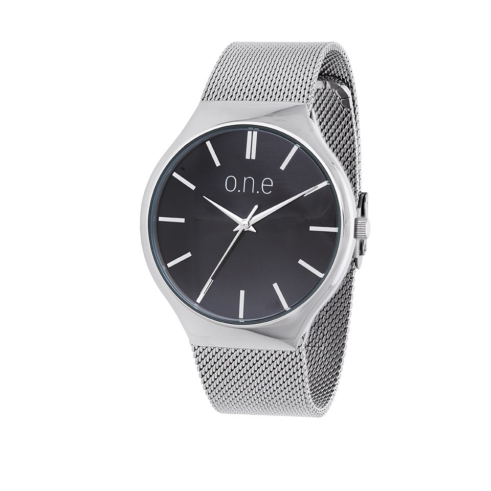o.n.e - Klocka med meshband - Guldfynd