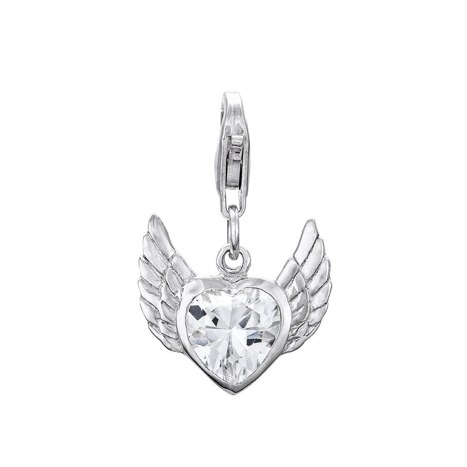 Berlock änglavingar i äkta silver