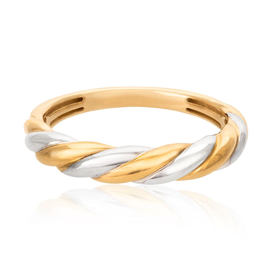 Ring Croissant i 14K guld, 17.0