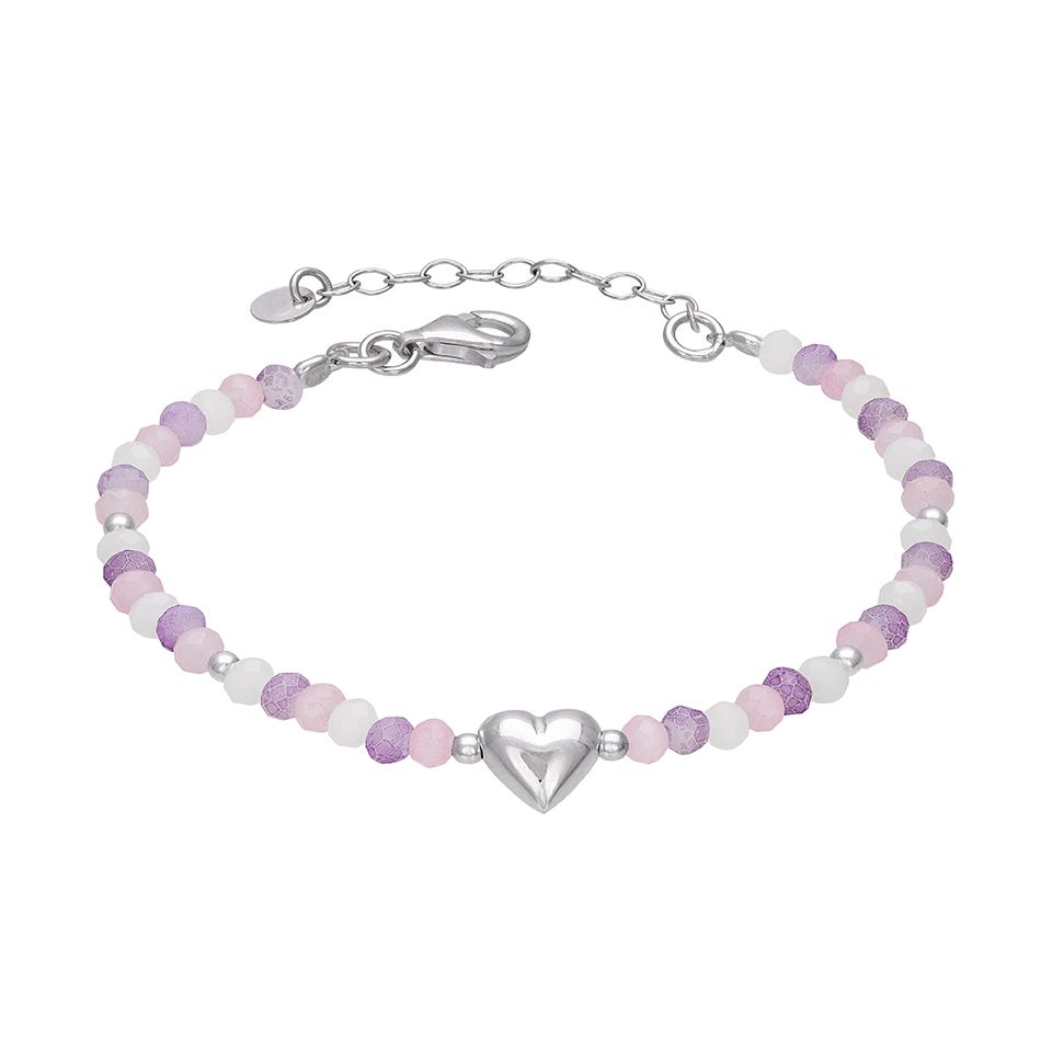 Barnarmband med glaskristaller