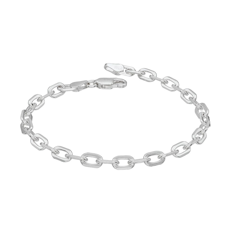 Herrkedja i äkta silver 21cm - Guldfynd