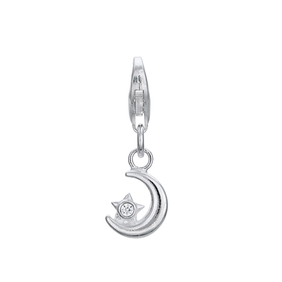 Berlock i äkta silver med måne