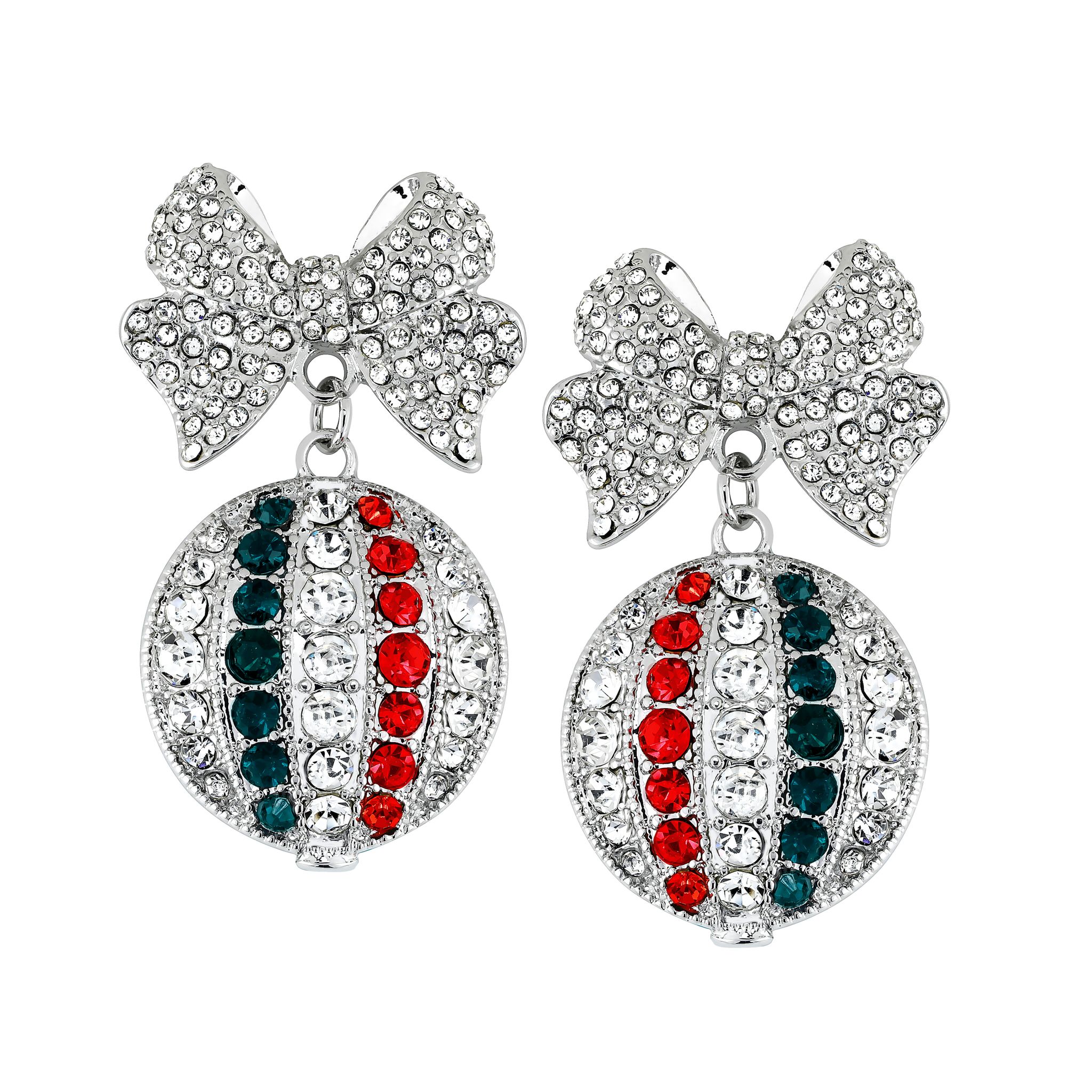 Örhängen julkula glitter