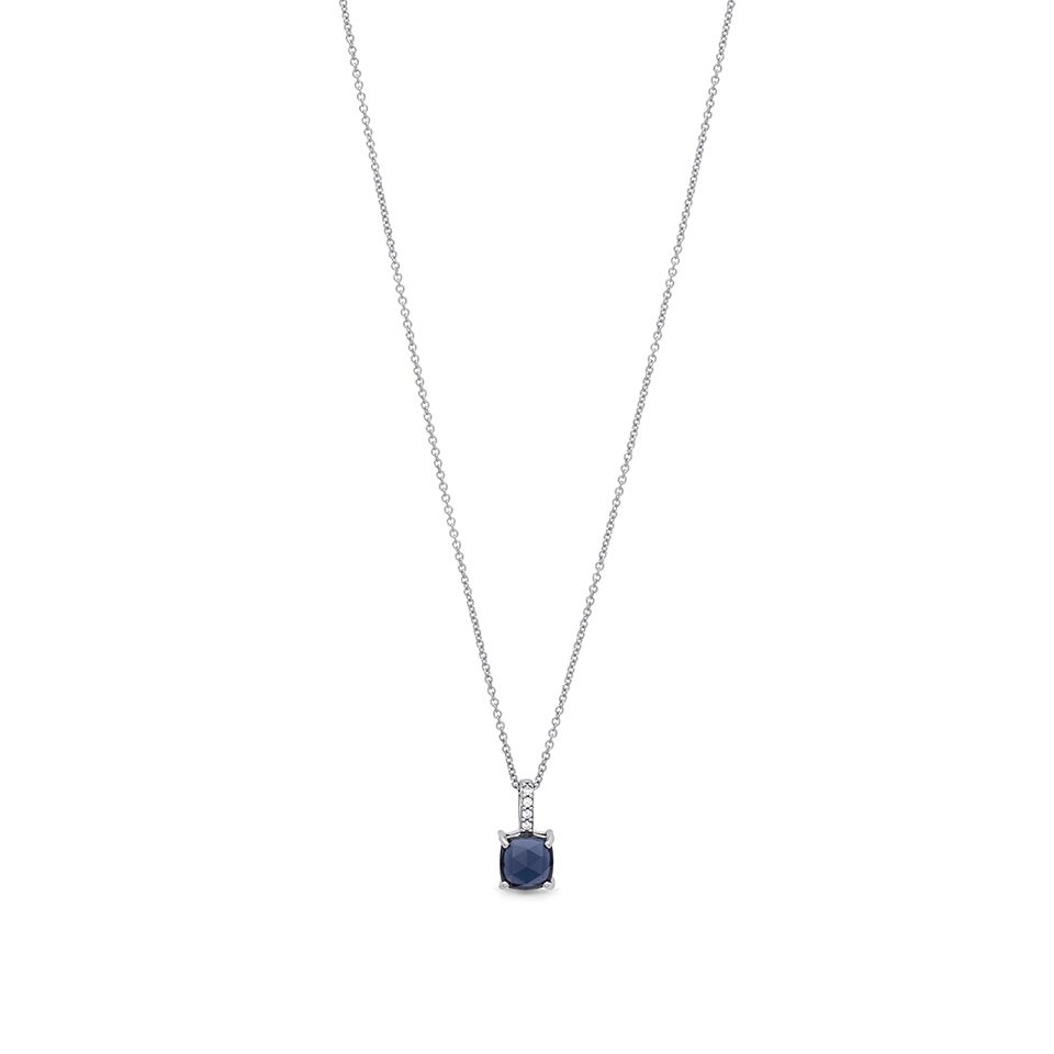 Halsband TROFASTHET i &auml;kta silver