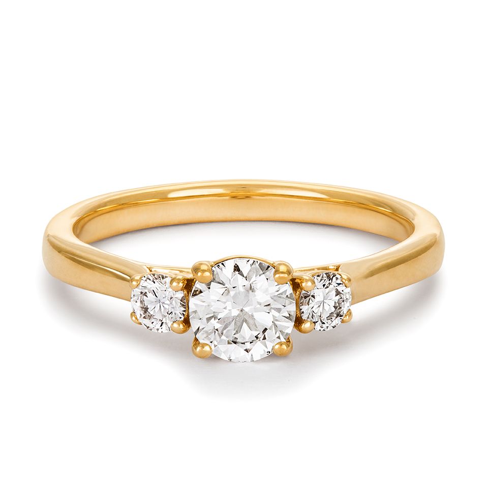 Ring med labbodlade diamanter Maia från Guldfynd