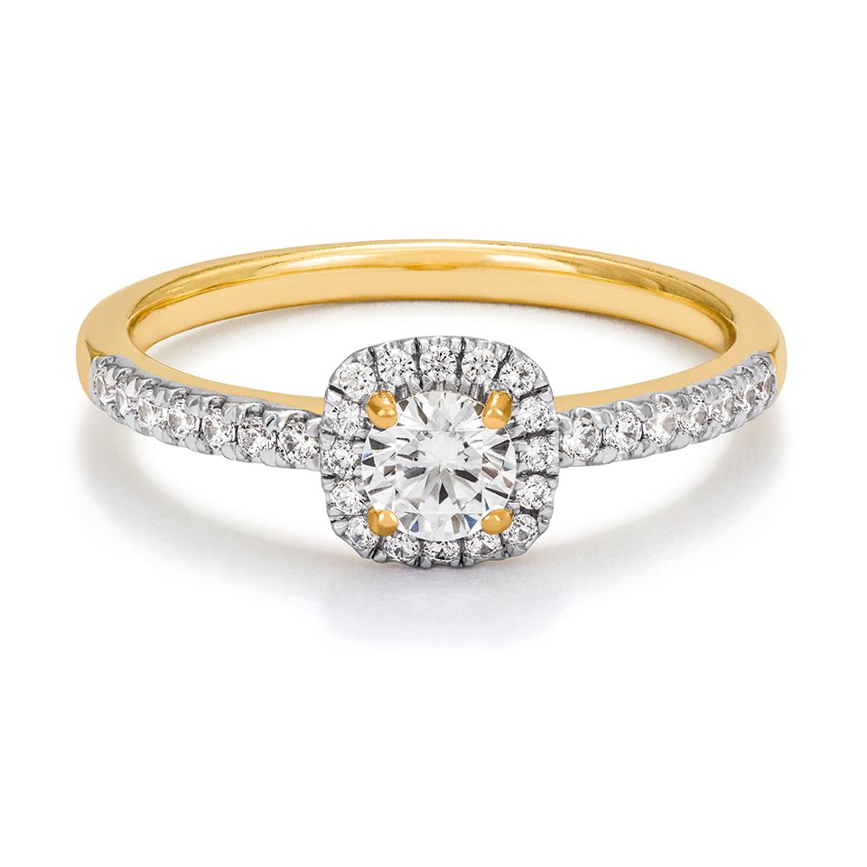 Ring med labbodlade diamanter Sirius, 15.0