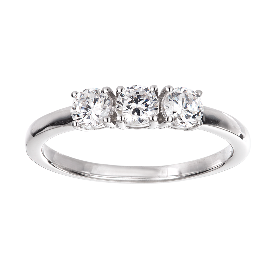 Ring i äkta silver, 19.0