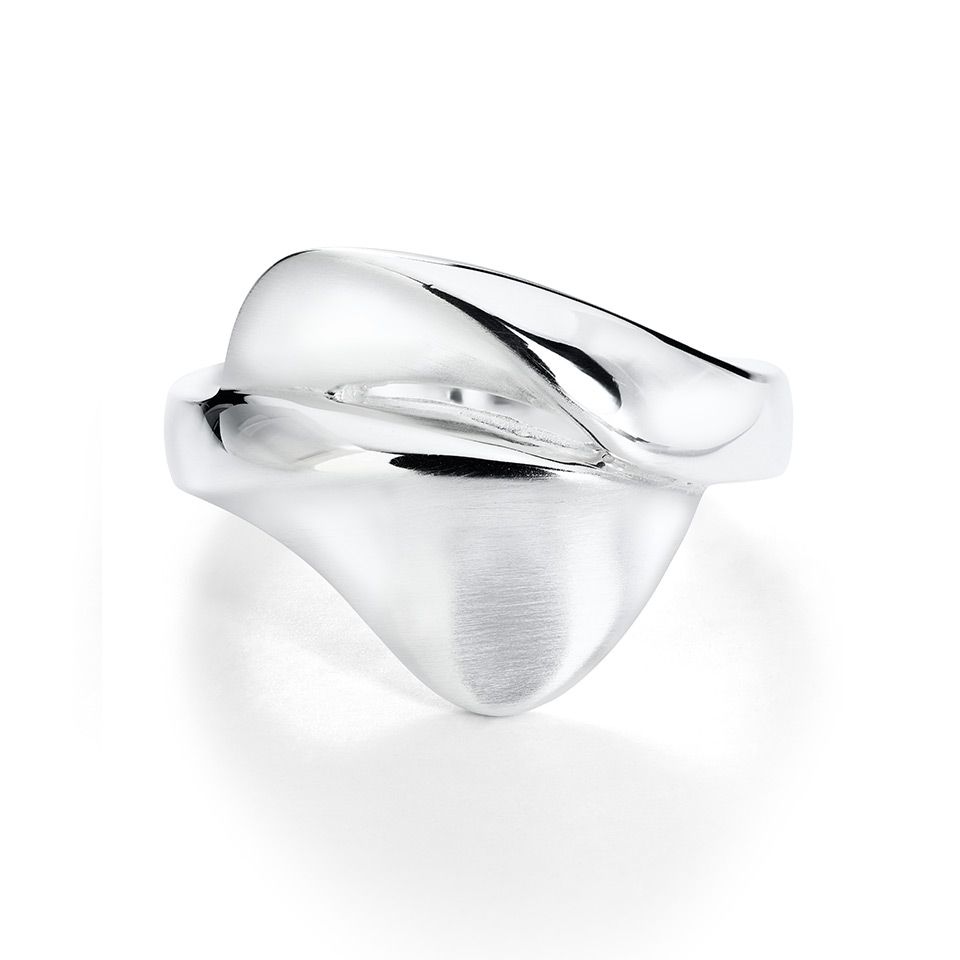 Ring i äkta silver, 17.0